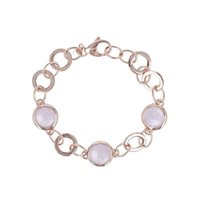 Bracelet Bronzallure Femme Bracciale in Bronze Ametista WSBZ00031V - WSBZ00031V